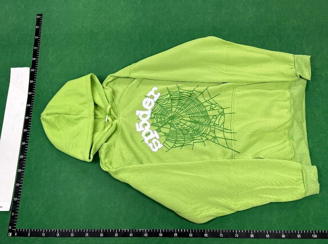 Sp5der Worldwide Red Angel Number 5   5   5 Hoodie -7