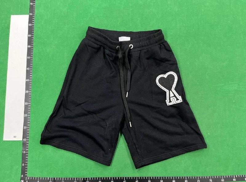 AMI Paris embroidered-logo Track Shorts -3
